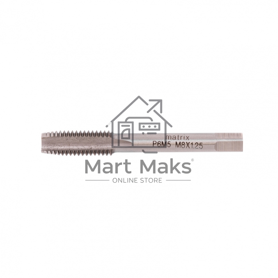 Метчик MATRIX ручной М8x1,25 мм, Р6М5 76677