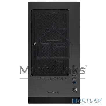 Компьютерный корпус Deepcool MATREXX 50 MESH 4FS без БП, боковое окно (закаленное стекло), 3xColor LED 120мм ветилятора спереди, 1xColor LED 120мм ветилятор сзади, черный, ATX
