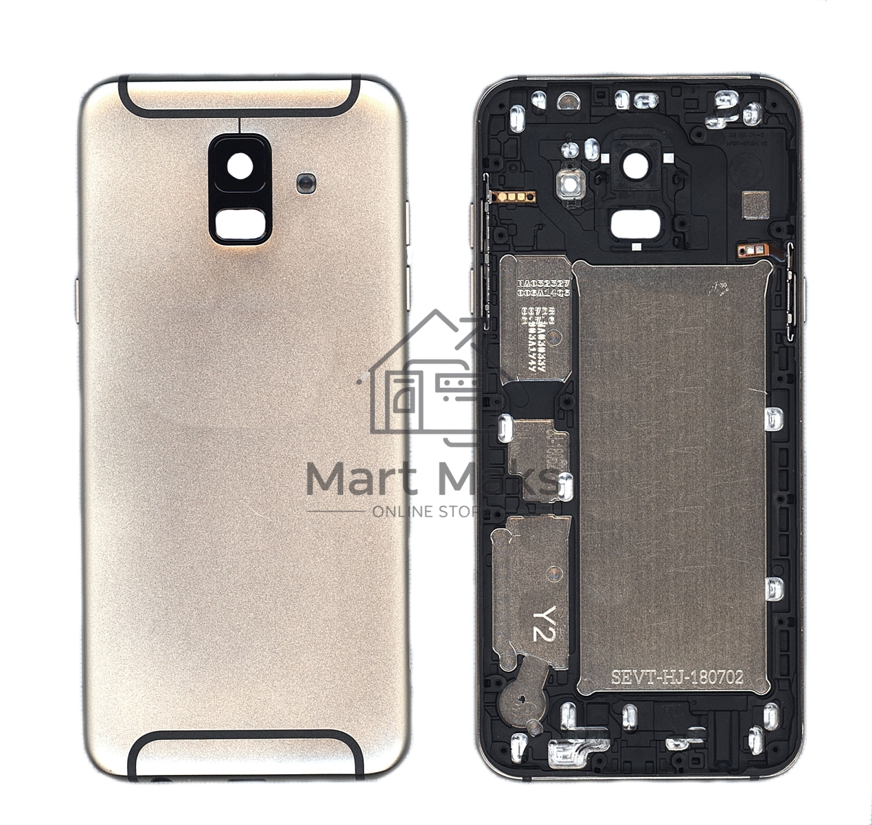 Задняя крышка для Samsung Galaxy A6 (2018) SM-A600F золотая