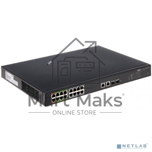 Коммутатор DH-LR2218-16ET-240 16 портовый ePoE управляемый