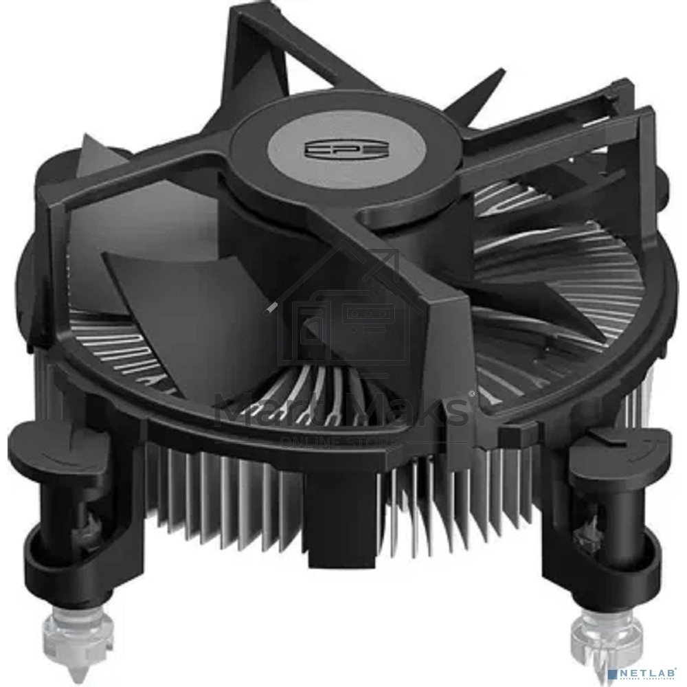 Кулер для процессора PCCooler R94-V2 серебристый/черный 94мм алюминий 2400rpm 27.3db 4-pin 65W 56мм