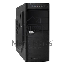 Компьютерный корпус Miditower ExeGate XP-330U Black, ATX, (XP400, Black,120мм), 2хUSB+2хUSB 3.0, Audio
