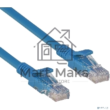 Патч-корд ExeGate UTP-RJ45-RJ45-C6-2M-BL, UTP, cat.6, 2м, синий