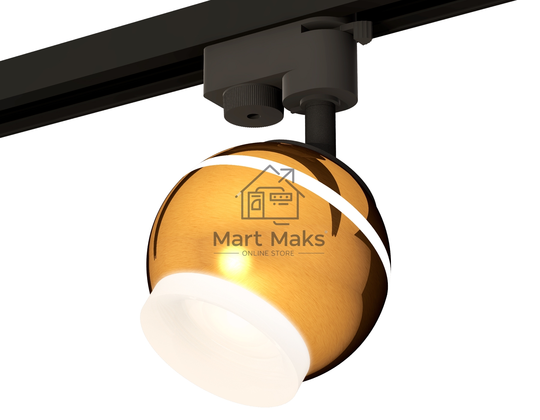 Светильник Ambrella light XT1105007 PYG/SBK/FR золото желтое полированное/черный песок/белый матовый MR16 GU5.3 LED 3W 4200K