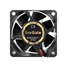 Вентилятор 5В DC ExeGate EX06025В2P-5 (60x60x25 мм, 2-Ball (двойной шарикоподшипник), 2pin, 4000RPM, 27dBA)