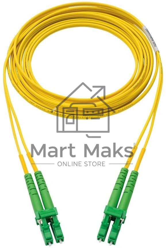 Патч-корд Panduit F923LANSNSNM006 2x9/125 OS1/OS2 SC/APC дуплекс-SC дуплекс 6м LSZH желтый