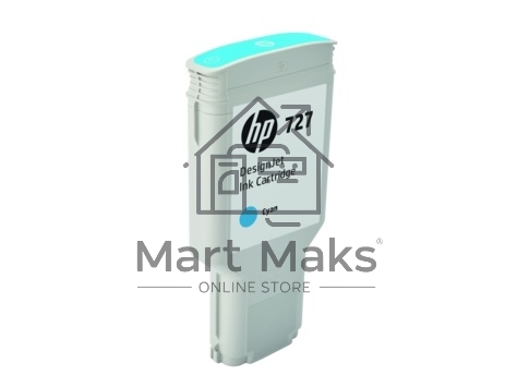 Картридж струйный HP 727 F9J76A голубой для HP DJ T1500/T1530/T2500/T2530/T920/T930 (300мл)