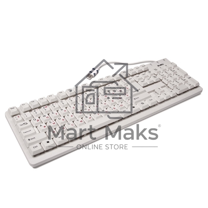 Клавиатура SVEN Standard 301 USB белая