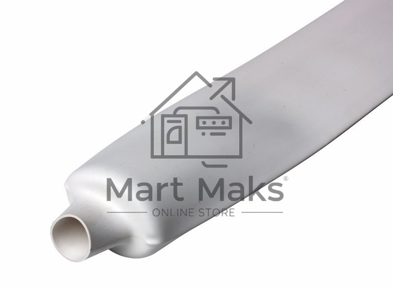 Термоусаживаемая трубка Rexant 40,0/20,0 мм, белая, упаковка 10 шт. по 1 м