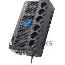 Источник бесперебойного питания Импульс Пионер 800 LCD, USB, CHRG USB, RJ45/11