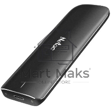 Внешний SSD Netac ZX, 500 Gb, USB 3.2 Gen 2 Type-C, R/W 1050/950, черный