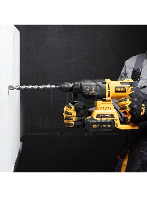 Бур по бетону Denzel двойная спираль, Cobalt W-tip, 18x260 мм, SDS PLUS