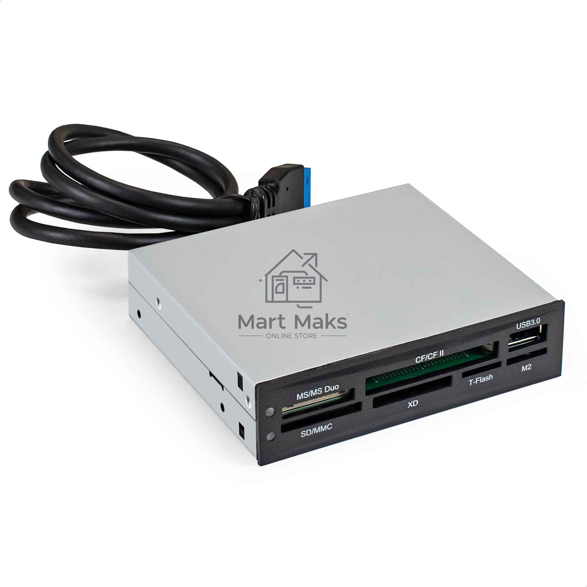 Картридер Exegate EX293028RUS USB3.0 <CR-611U3> (внутренний, 3.5