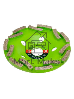 Чашка алмазная СИБРТЕХ зачистная 125мм Двухрядная 72955