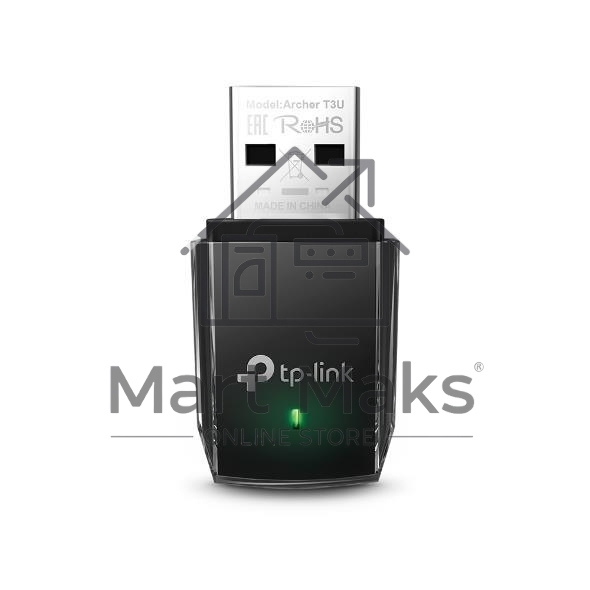 Адаптер TP-LINK Archer T3U AC1300 Мини Wi-Fi MU-MIMO USB-адаптер