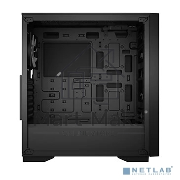 Компьютерный корпус Deepcool MATREXX 50 MESH 4FS без БП, боковое окно (закаленное стекло), 3xColor LED 120мм ветилятора спереди, 1xColor LED 120мм ветилятор сзади, черный, ATX
