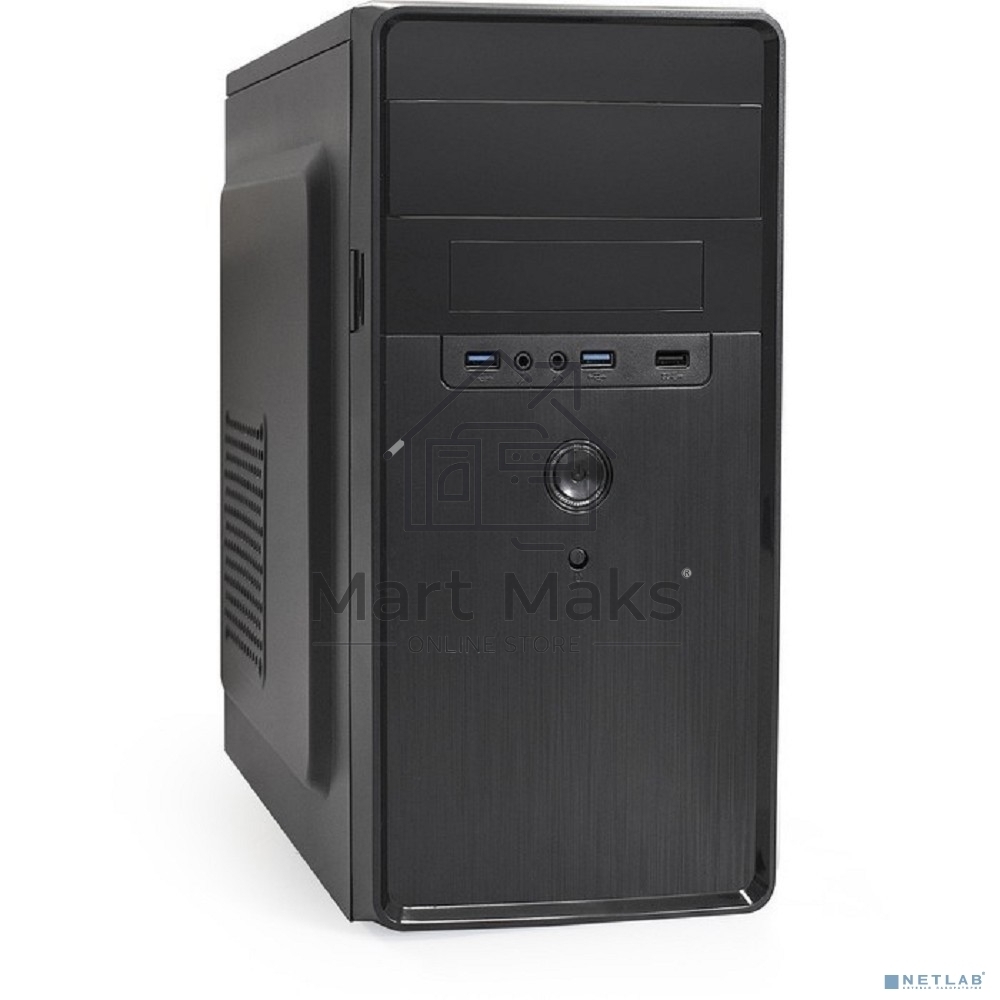 Компьютерный корпус Minitower ExeGate EX286441RUS BA-309U2-500W-8 (mATX, БП AA500 с вент. 8см, 1*USB+2*USB3.0, HD аудио, черный)