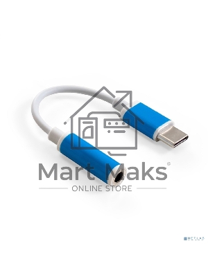 Кабель-адаптер для подключения наушников к устройствам с USB Type-C ExeGate <EX-CCA-UC3.5F-01> (USB Type-C/Jack3.5F (headset), для подключения стандартных наушников, колонок 3.5 мм к телефону, планшету и др.устройствам с аудиоразъемом Type-C)