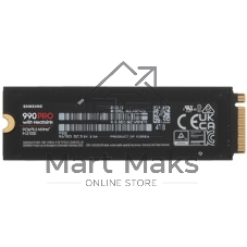 Накопитель SSD Samsung 990 PRO, 2000Gb, PCIe 4.0 x4, M.2 2280, NVMe, R/W 7450/6900, с радиатором