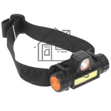 Налобный фонарь RITTER 56206 5 LED COB 5Вт+3Вт/1200мА·ч/210Лм/IP44 черный