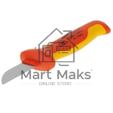 Нож кабельный KNIPEX 9852 1000V 180 мм электротехнический. инстументальная сталь,закаленная в масле.