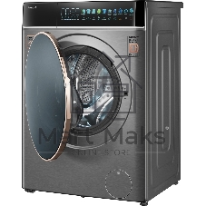 Стиральная машина Weissgauff WM 58411 Direct Drive Inverter Premium Steam Grey серая, загрузка фронтальная 11кг, 1400 об/мин., класс: A+++