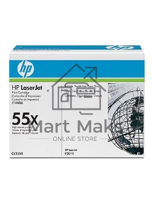 Картридж лазерный HP CE255X черный для LaserJet P3015/P3015d/P3015dn/P3015x 12500 стр.
