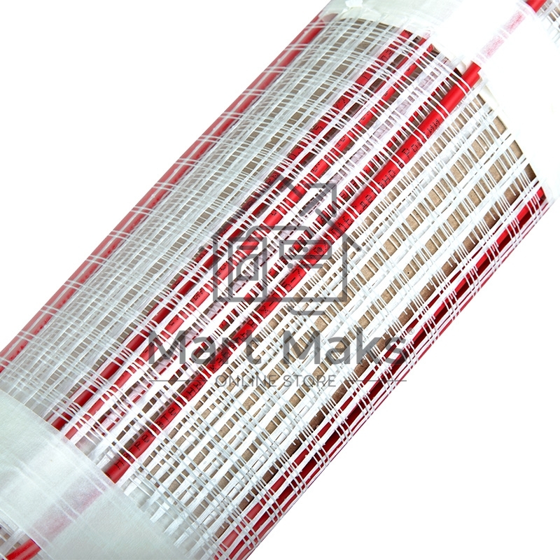 Тёплый пол (нагревательный мат) Rexant Classic RNX-14,0-2100 (площадь 14,0 м2 (0,5 х 28,0 м)), 2100 Вт, двухжильный с экраном