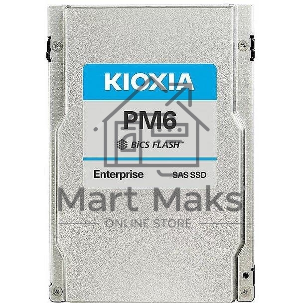 Накопитель SSD Kioxia PM6-R, 7.68Tb, SAS 24Gbit/s, 2.5