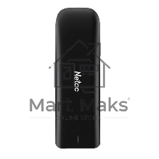 Внешний SSD Netac ZX, 500 Gb, USB 3.2 Gen 2 Type-C, R/W 1050/950, черный
