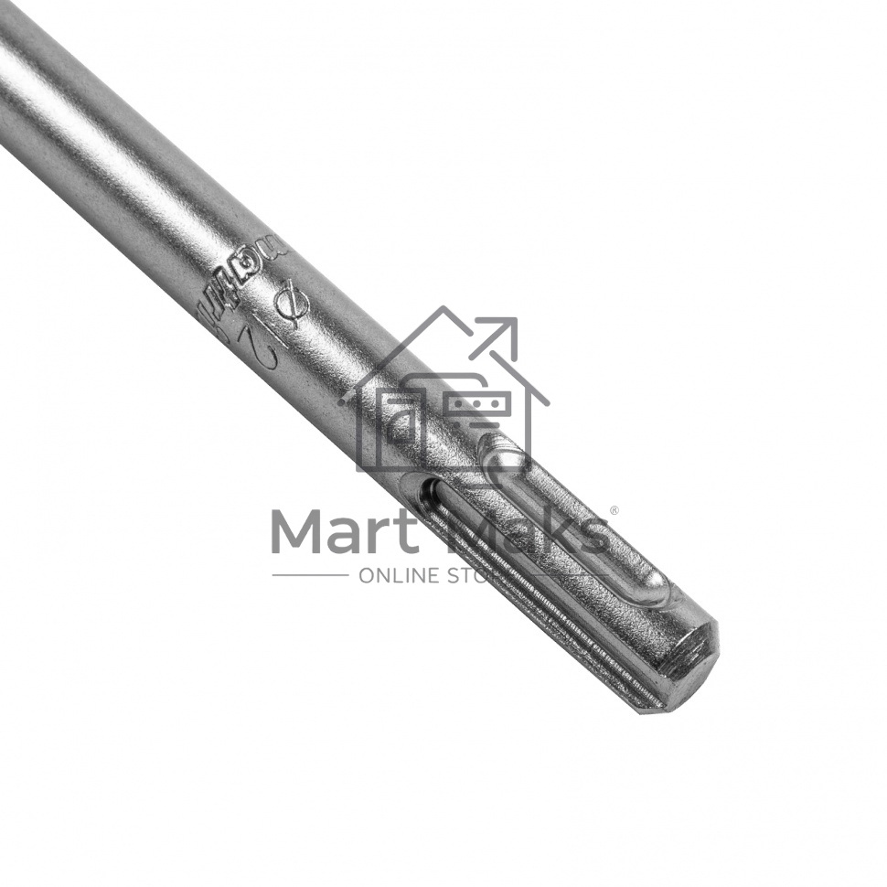 Бур MATRIX по бетону, 12x600 мм, SDS PLUS MATRIX 71063