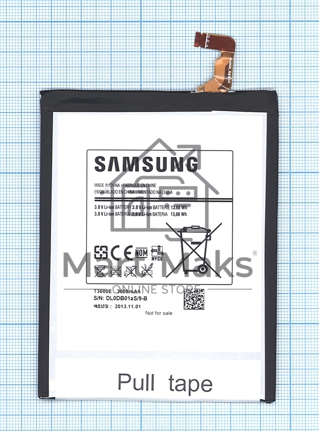Аккумуляторная батарея T3600E для Samsung Galaxy Tab 3 Lite 7.0 SM-T1103.8V 13.68Wh