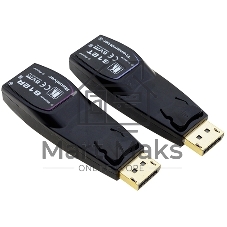 Передатчик и приемник сигнала DisplayPort Kramer Electronics 612R/T 1.2 по волоконно-оптическому кабелю; кабель 2LC, многомодовый ОМ3, до 100 м, поддержка 4К60 4:4:4
