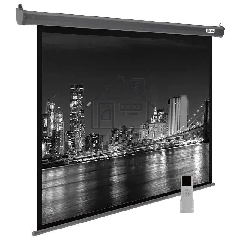 Экран Cactus 175x280см SIlverMotoExpert CS-PSSME-280X175-DG 16:10 настенно-потолочный рулонный тёмно-серый (моторизованный привод)