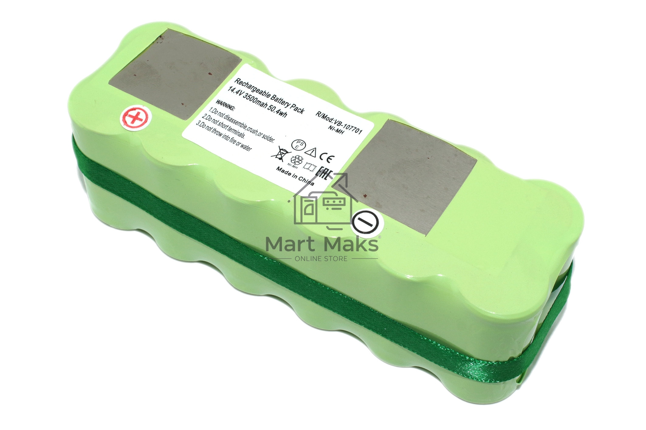 Аккумулятор для пылесоса Cleanmate QQ1, QQ2, AGAIT INFINUVO Vacuums 14,4V 3500mAh
