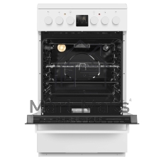 Плита электрическая Maunfeld MEC55CW08D белый, конфорок 4 шт, духовка 60 л, 50 см x 85 см x 60 см