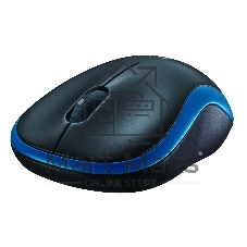 Мышь беспроводная Logitech M185 синий, 1000 dpi, радиоканал, USB, кнопки - 3