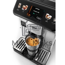 Кофемашина DeLonghi ECAM450.55.S серебристый/черный, исп. кофе - зерновой/молотый, 1.8 л, 1450 Вт, 19 бар