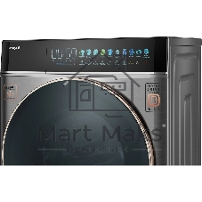 Стиральная машина Weissgauff WM 58411 Direct Drive Inverter Premium Steam Grey серая, загрузка фронтальная 11кг, 1400 об/мин., класс: A+++