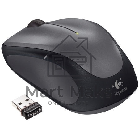 Мышь беспроводная Logitech M235 серый/черный, 1000 dpi, радиоканал, USB, кнопки - 3