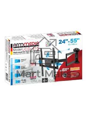 Кронштейн для телевизора Arm Media LCD-415 черный 24