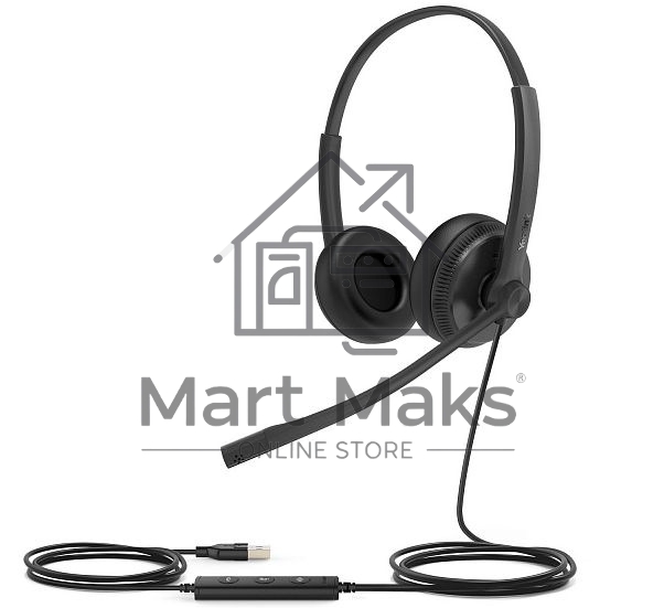 Гарнитура проводная Yealink UH34 Dual UC