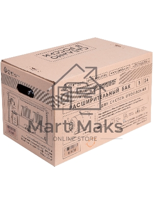 Бак расширительный Джилекс В 24 для системы отопления 24л. красный (7724)