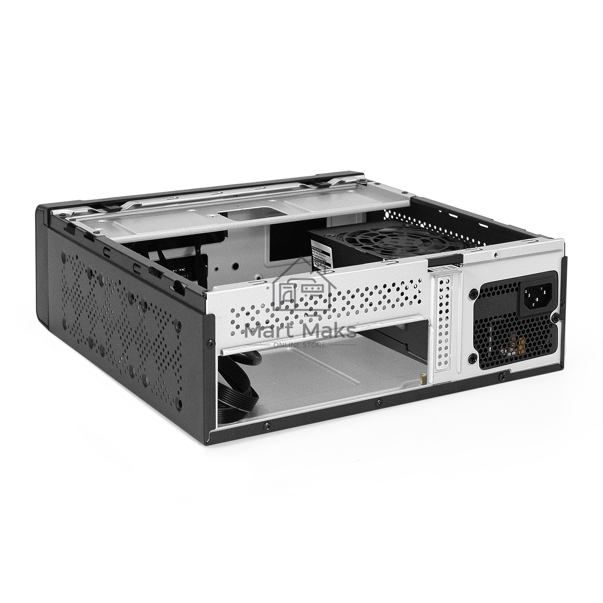 Компьютерный корпус Desktop ExeGate FL-102-TPS350 (mini-ITX, БП TPS350 с вент. 8см, 2*USB + 1*USB3.0, аудио, черный)