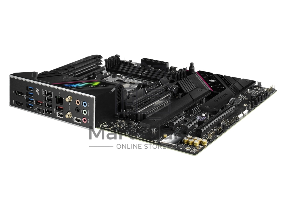 Материнская плата ASUS ROG STRIX B650E-F GAMING WIFI, AM5, AMD B650, 4xDDR5, 4xSATA, 3xM.2, 1xPCI-E 5.0 x16, 1xPCI-E 4.0 x4, 2xPCI-E x1, 1xHDMI, 1xDP, 1x 2.5Gb LAN, 4xUSB-A 2.0, 4xUSB-A 3.2 Gen 1, 2xUSB-A 3.2 Gen 2, 1xUSB-C 3.2 Gen 2, 1xUSB-C 3.2 Gen 2x2,