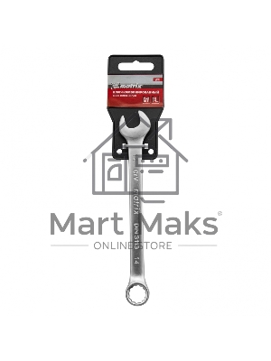 Ключ комбинированный Matrix, 14 мм, CrV, матовый хром