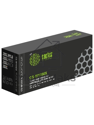 Картридж лазерный Cactus CS-W1335X W1335X черный (13700стр.) для HP LJ MFP M438n/M438dn/M438nda/M442dn/M443nda