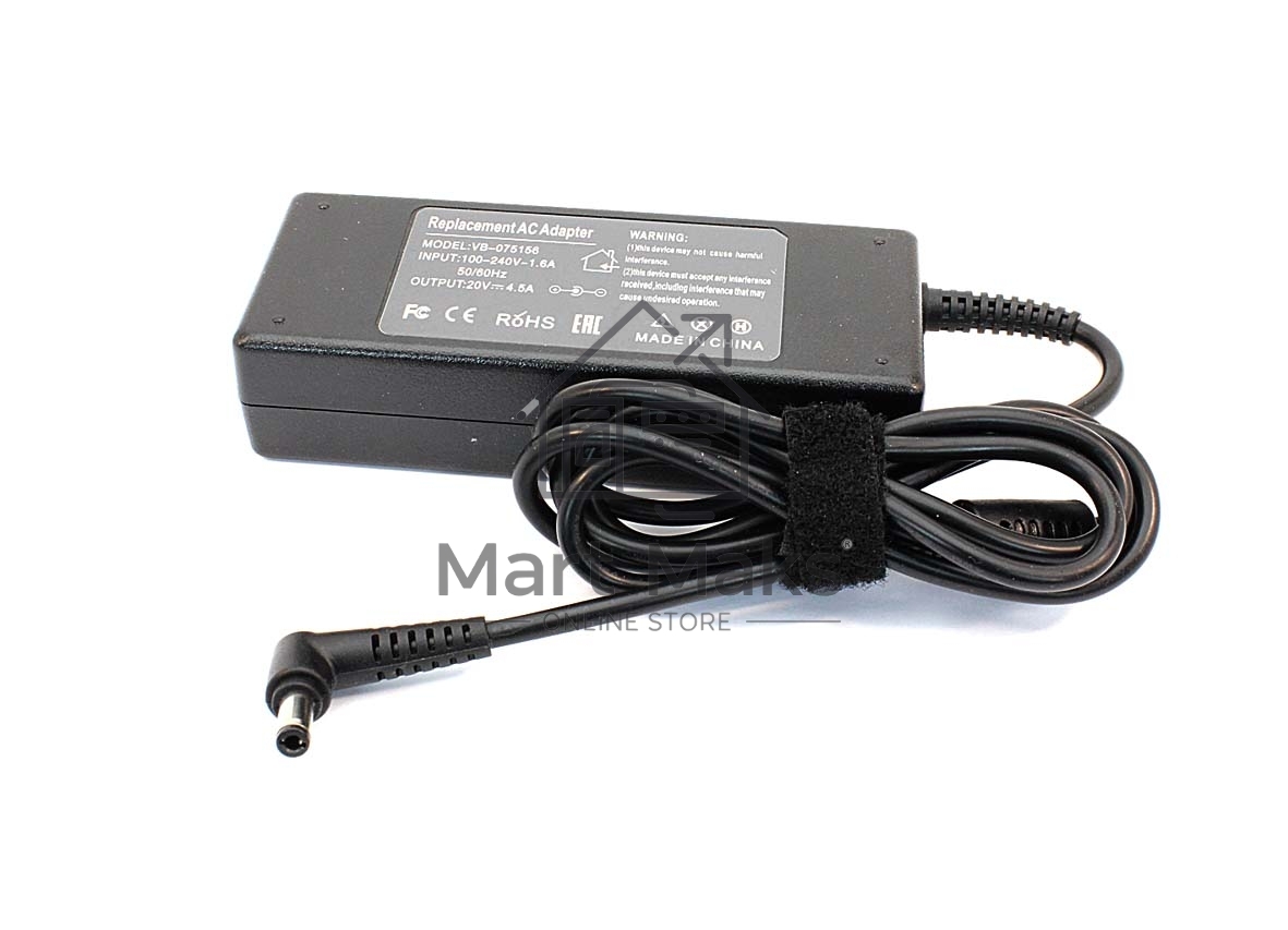Блок питания (сетевой адатер) для ноутбуков Fujitsu 20V 4,5A 5,5x2,5mm 90WOEM
