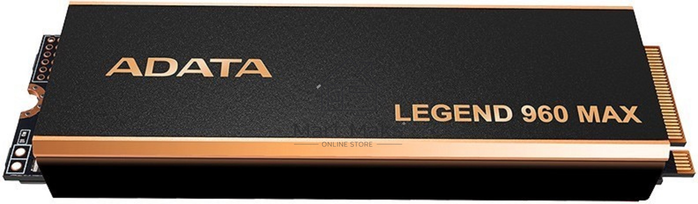 Накопитель SSD ADATA LEGEND 960 MAX, 4Tb, M.2 2280, PCIe 4.0 x4, NVMe, R/W 7400/6800, с радиатором