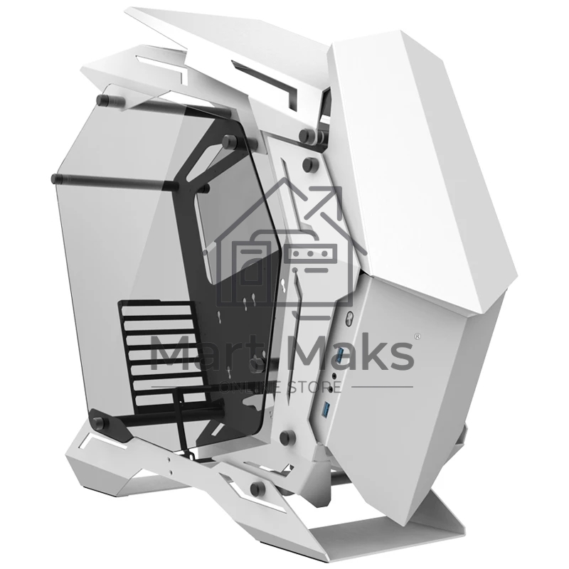 Корпус без блока питания JONSBO MOD-3, Full-Tower, TG, no fans, 2xUSB-A 3.0, EATX, ATX, mATX, mITX White